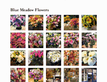 Tablet Screenshot of bluemeadowflowers.com